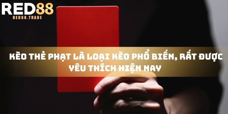 Kèo thẻ phạt là loại kèo phổ biến, rất được yêu thích hiện nay
